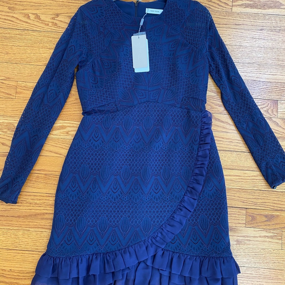 Cobalt blue cocktail dress